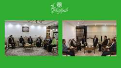 دیدار مشاور وزیر بهداشت در امور شاهد و ایثارگران و رئیس دانشگاه با ایثارگران دانشگاه 