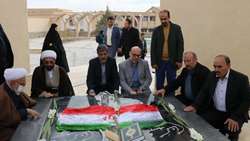 تجدید میثاق و ادای احترام دانشگاهیان علوم پزشکی استان سمنان با شهدای خوشنام دانشگاه