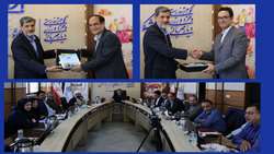 قدردانی از زحمات دکتر عبدالحمید حاجی حسنی و دکتر محمد خالقی هاشمیان در جلسه هیات رئیسه دانشگاه