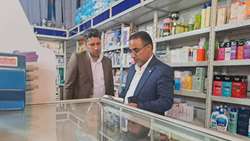 بازدید سرپرست معاون غذا و دارو دانشگاه از داروخانه های شهر ایوان‌کی