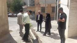 بازدید مسئولان شهرستان مهدیشهر از سطح شهر مهدیشهر و بررسی وضعیت این شهر
