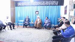 دیدار رئیس دانشگاه و جمعی از مسئولان حوزه سلامت با امام جمعه معزز دامغان 