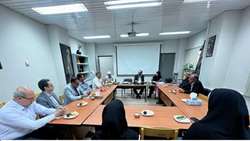 نشست جمعی از معاونان دانشگاه با اعضای هیات علمی گروه تشریح دانشگاه برگزار شد