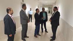 بازدید معاون فرهنگی و دانشجویی و مدیرکل دانشجویی وزارت بهداشت از حوزه های دانشجویی دانشگاه علوم پزشکی استان سمنان