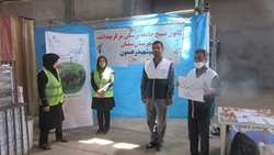 ارائه خدمات بهداشتی درمانی در مصلای نمازجمعه سمنان