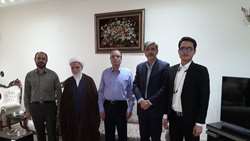 دیدار رئیس دانشگاه با فرشاد خیرخواهان آزاده سرافراز و رزمنده دلاور دانشگاه 