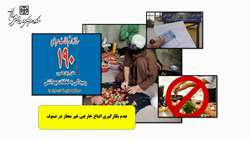 ساماندهی و مقابله با به کارگیری اتباع خارجی غیر مجاز در مراکز تهیه و توزیع  و فروش مواد غذایی 