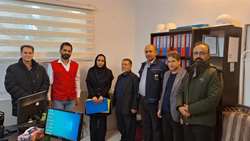 بازدید اعضای شورای هماهنگی خدمات بهداشتی به بیمه شدگان استان سمنان از کارخانجات تیراژه دیزل و تیراژه ماشین سمنان