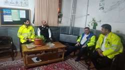بازدید رئیس اورژانس پیش بیمارستانی و مدیریت حوادث دانشگاه از پایگاه های اورژانس پیش بیمارستانی شهرستان دامغان