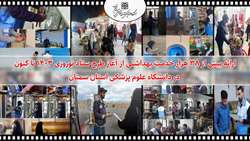 ارائه بیش از 38 هزار خدمت بهداشتی از آغاز طرح ستاد نوروزی 1403 تا کنون در دانشگاه علوم پزشکی استان سمنان
