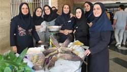 پایان کار مهرآفرینی مرکز آموزشی، پژوهشی و درمانی کوثر در بازارچه و جشنواره غذا