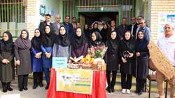 جشنواره روز جهانی غذا در مدرسه دخترانه حضرت فاطمه (س) برگزار شد