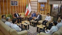 دیدار دکتر کامران قدس رئیس دانشگاه علوم پزشکی استان سمنان با استاندار سمنان