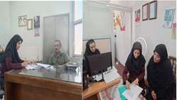 بازدید حوزه اجتماعی دانشگاه از موسسات خیریه  شهرستان سمنان