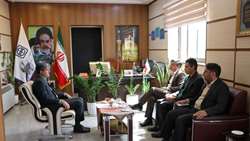 دیدار مدیر شعب بانک قرض الحسنه مهر ایران در استان سمنان با دکتر قدس رئیس دانشگاه