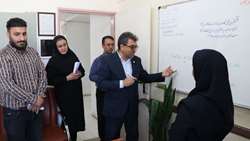 ارزیابی میدانی دکتر رشیدی‌پور سرپرست دانشگاه از واحدهای مختلف مرکز بهداشت شهرستان سمنان