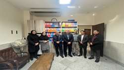 بازدید معاون آموزشی دانشگاه علوم پزشکی استان سمنان از واحد حسابداری به مناسبت روز حسابدار