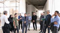 روند پیشرفت پروژه ساخت دانشکده پرستاری و مامایی توسط سرپرست دانشگاه بررسی شد