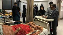 ارزیابی میدانی خدمات درمانی در بیمارستان کوثر با حضور سرپرست دانشگاه علوم پزشکی استان سمنان