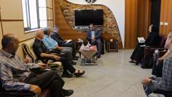 دیدار صمیمی جمعی از بازنشستگان دانشگاه علوم پزشکی استان سمنان با دکتر علی رشیدی‌پور سرپرست دانشگاه   