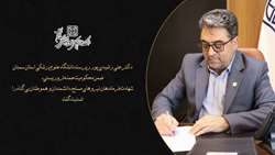 پیام سرپرست دانشگاه درراستای محکومیت حمله تروریستی و شهادت فرماندهان نیروهای مسلح، دانشمندان و هموطنان بی‌گناه