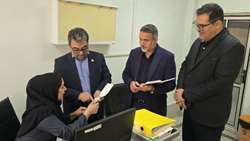 بازدید دکتر رشیدی پور سرپرست دانشگاه علوم پزشکی استان سمنان از حوزه های دانشجویی، بهداشت و درمان شهرستان آرادان