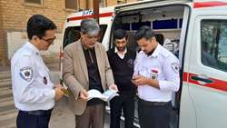 بازدید رئیس دانشگاه علوم پزشکی استان سمنان از پایگاه‌های اورژانس پیش بیمارستانی شهرستان سمنان