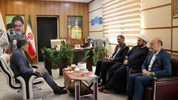 دیدار رئیس سازمان بسیج جامعه پزشکی کشور با رئیس دانشگاه علوم پزشکی استان سمنان