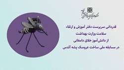درخشش دانش‌آموز دامغانی در میدان خلاقیت؛ تقدیر وزارت بهداشت از آوا اشرفی برای ساخت عروسک پشه آئدس