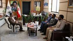 دیدار فرمانده ناحیه بسیج دانشجویی استان سمنان با سرپرست دانشگاه علوم پزشکی استان سمنان