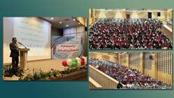 آیین استقبال از 447 دانشجو ورودی جدید دانشگاه علوم پزشکی استان سمنان برگزار شد