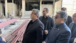 بازدید استاندار سمنان و رئیس دانشگاه علوم پزشکی استان سمنان از طرح توسعه بیمارستان امیرالمؤمنین(ع) سمنان   