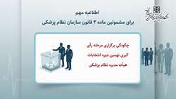 اطلاعیه مهم برای مشمولین ماده ۴ قانون سازمان نظام پزشکی ویژه همکاران پزشک، دندانپزشک، داروساز، ماما، آزمایشگاهی و سایر گروه‌های پروانه‌دار