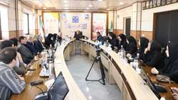 نشست رئیس دانشگاه با اعضای هیأت علمی دانشکده پیراپزشکی سرخه برگزار شد