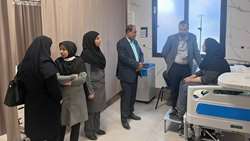 بازدید مدیرکل دانشجویی وزارت بهداشت از وضعیت دانشجویان مصدوم سانحه سرویس دانشجویی دانشکده پیراپزشکی سرخه
