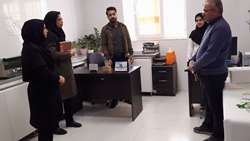 پایش مشترک استانی نماینده معاونت بهداشتی دانشگاه و بیمه سلامت استان از مرکز خدمات جامع سلامت رئیس جمهور شهید دکتر رئیسی شهرستان آرادان