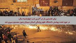 برای نخستین بار در آخرین شب چهارشنبه سال، در حوزه تحت پوشش دانشگاه علوم پزشکی استان سمنان بدون مصدوم سپری شد