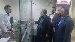 بازدید معاون توسعه و مدیریت منابع وزارت بهداشت از مرکز آموزشی، پژوهشی و درمانی ولایت دامغان   
