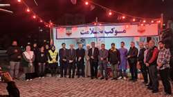 حضور رئیس دانشگاه در موکب سلامت دانشگاه علوم پزشکی استان سمنان 