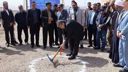 آئین آغاز عملیات ساخت 20 واحد مسکن پزشکان متخصص مرکز آموزشی، پژوهشی و درمانی ولایت دامغان برگزار شد