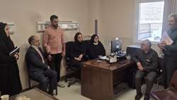 بازدید مدیر منابع انسانی دانشگاه از شبکه بهداشت و درمان و بیمارستان شهرستان مهدیشهر