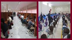 آزمون جامع علوم پایه پزشکی - دندانپزشکی و آزمون الكترونيك پيش كارورزي دانشگاه علوم پزشکی استان سمنان برگزار شد.