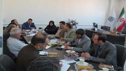 نشست صمیمی مسئولین شهرستان سرخه با سرپرست شبکه بهداشت درمان.