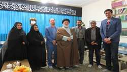 دیدار اعضاء هیئت مدیره نظام پرستاری شهرستان دامغان با حجت الاسلام و المسلمین حسینیان امام جمعه شهرستان