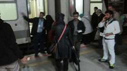 توزیع کارتهای بیماری آنفلوانزادرراه آهن سمنان