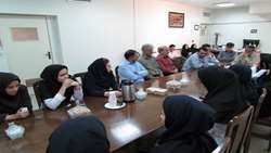مراسم تكريم و معارفه مترون بيمارستان امام (ره) گرمسار