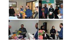دیدار دکتر فریور رئیس مرکز آموزشی پژوهشی درمانی کوثر با خانواده شهدا و جانبازان .