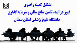 تشکیل کمیته راهبري امور درآمد، تامين منابع مالي و سرمايه گذاري دانشگاه