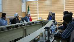 دیدار مسئول بسیج دانشجویی استان سمنان بارئیس دانشگاه علوم پزشکی استان سمنان