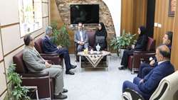 دیدار سرپرست امور شعب بانک رفاه کارگران استان سمنان با سرپرست دانشگاه